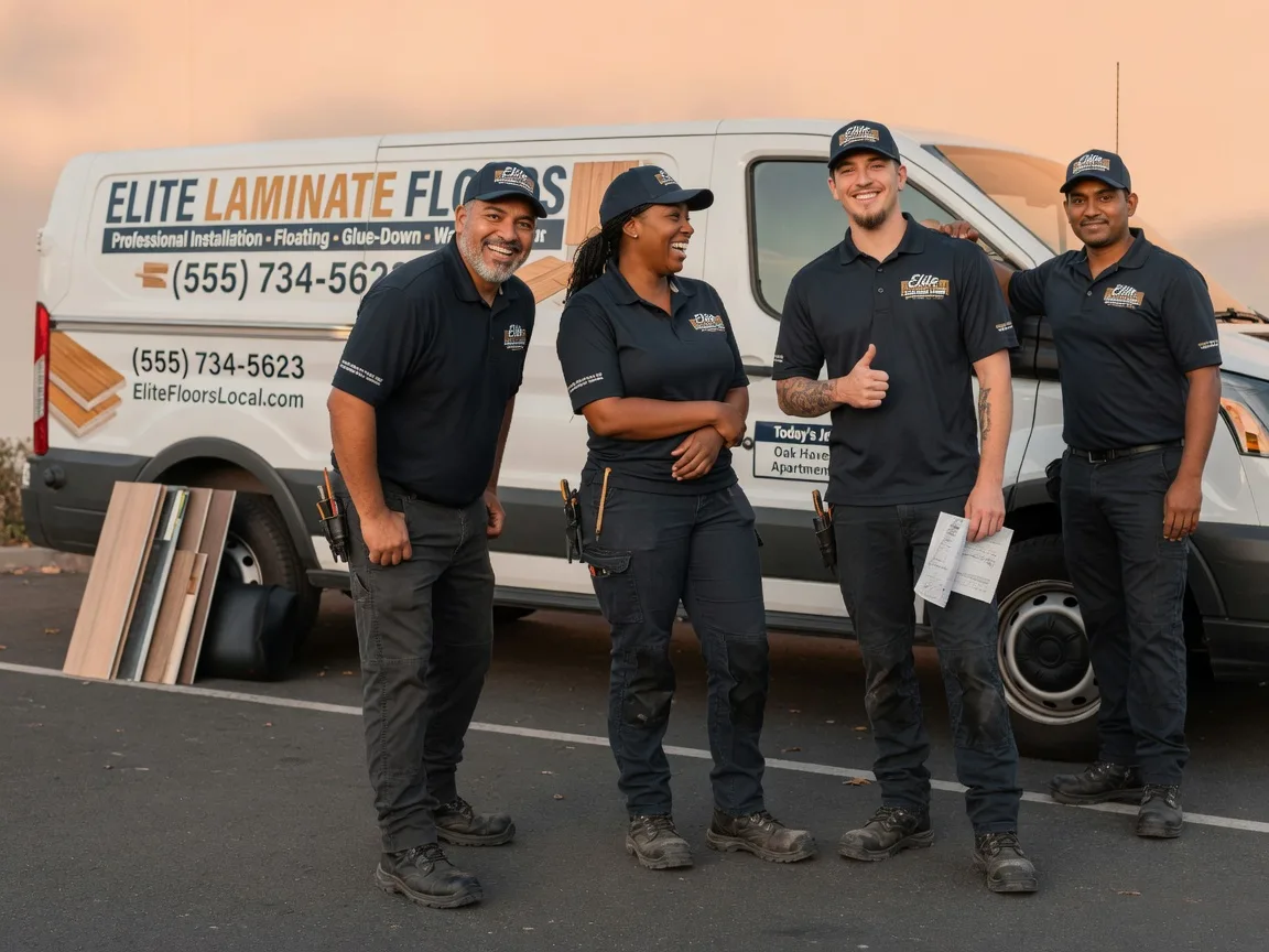 Laminate flooring installation company in Brice, OH